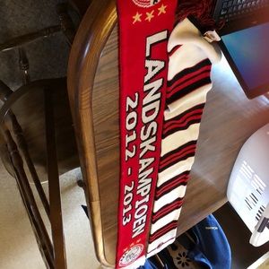AC Milan and AJAX 3 time champion football scarfs